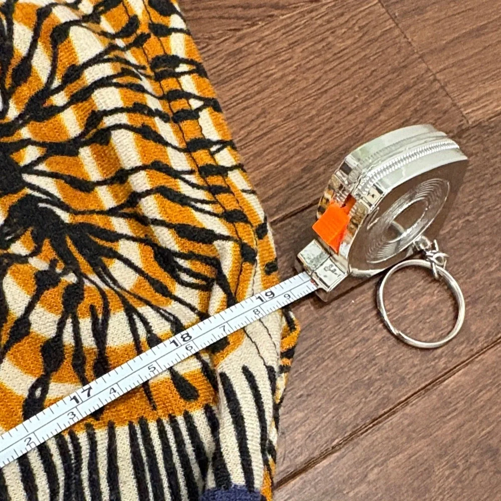 Orion London Belted Printed Dress Abstract Geometric Print | Size XS-S - Picture 9 of 10